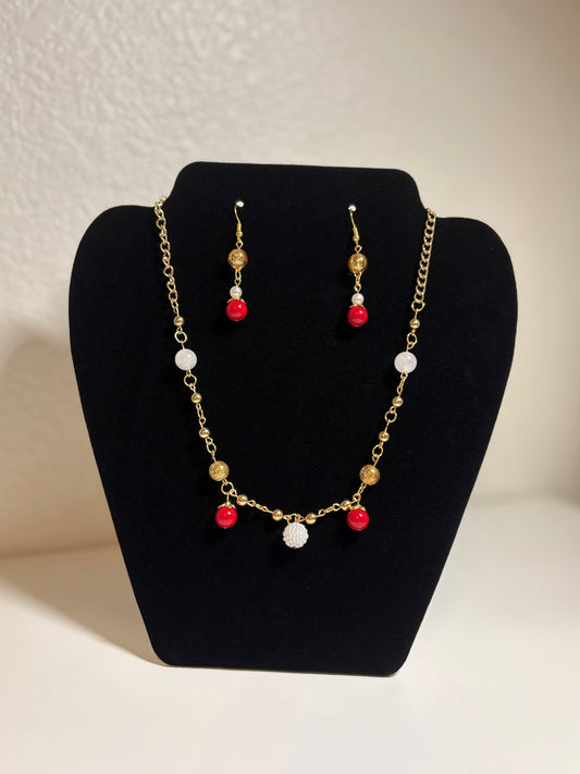 Red Berry Jewelry Set