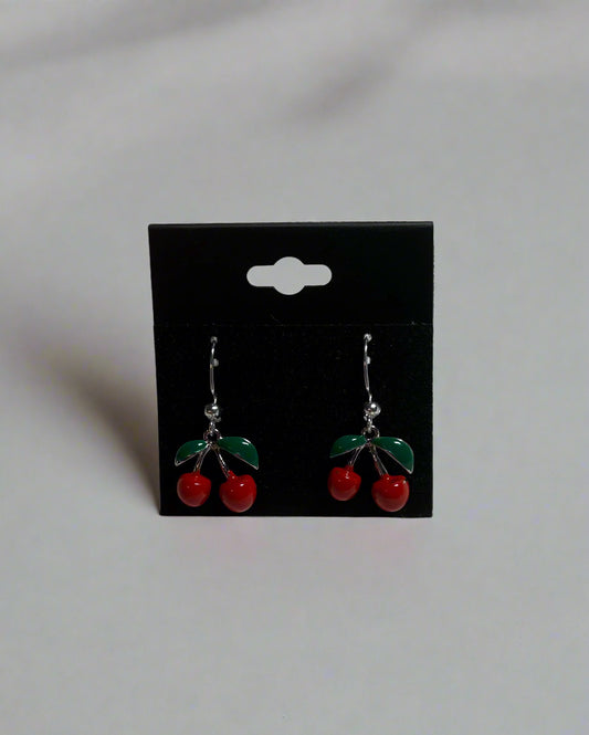 Cherry Charm Earrings