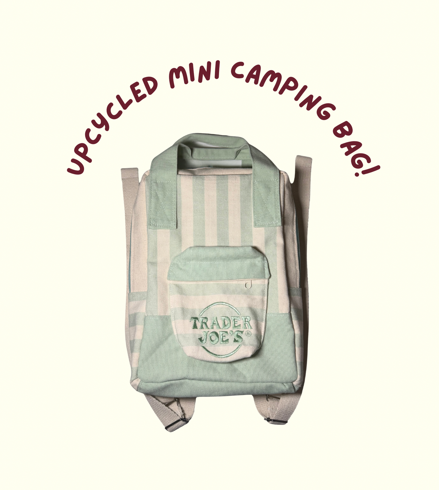 Upcycled Mini Camping Bag!