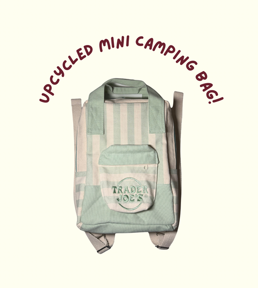 Upcycled Mini Camping Bag!
