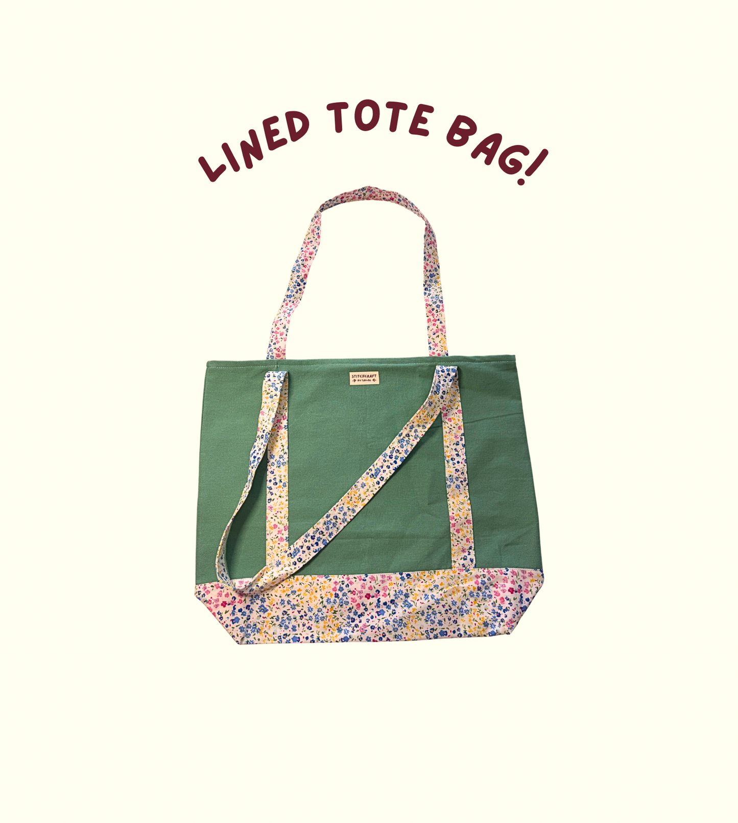 Lined Tote Bag!