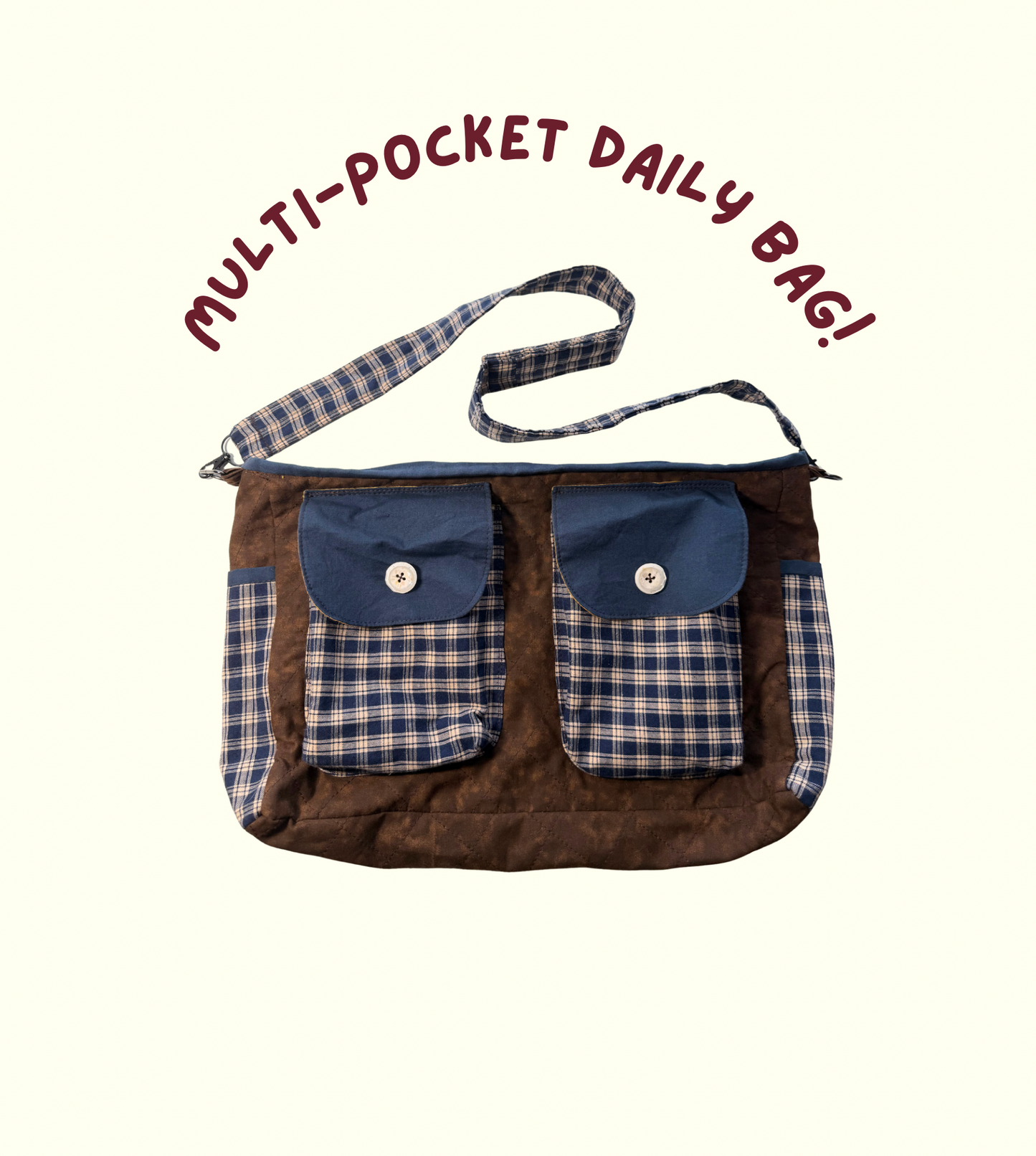 Multi-pocket Daily Bag!